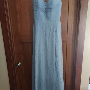 Dusty Blue Bridesmaid Dress Size 14
